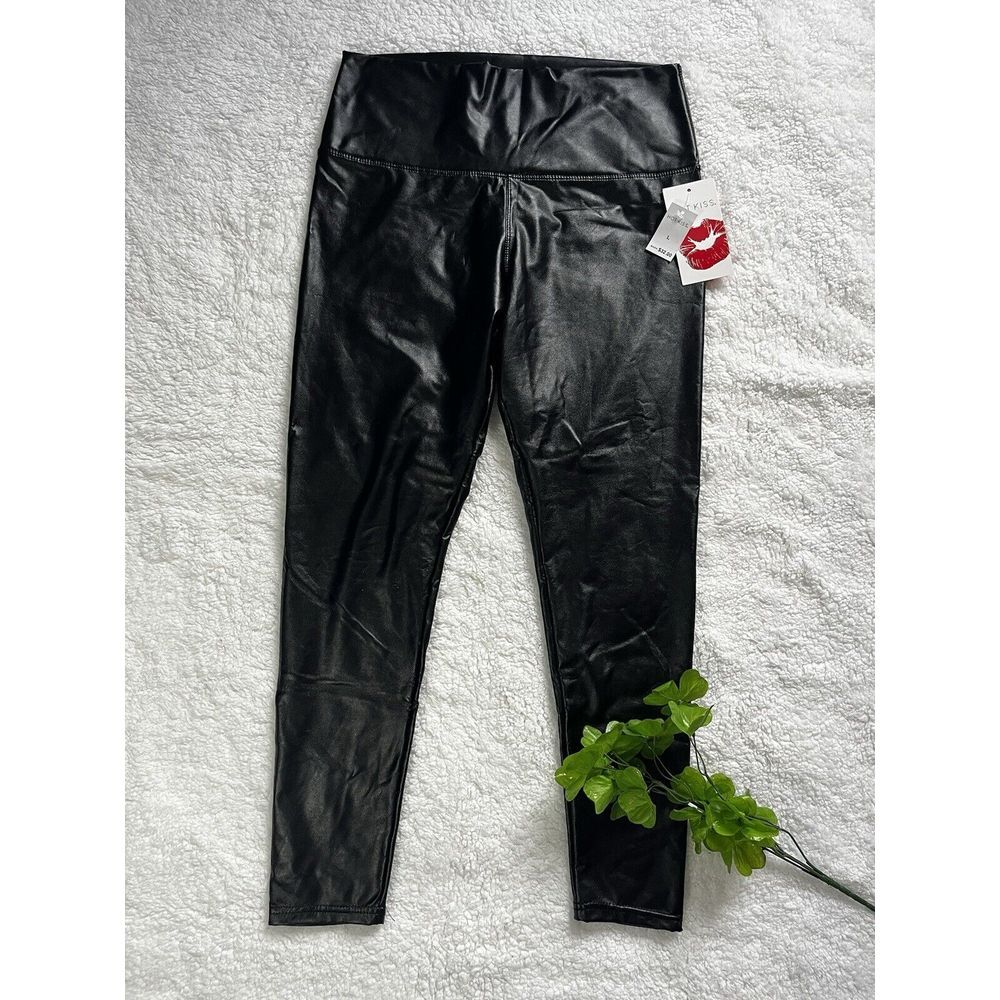 HOT KISS Pants Women's Black Size L Skinny‎ Medium Rise Bottom